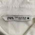 ザラ ZARA 比翼ボタン L/S シャツ レディース import:M