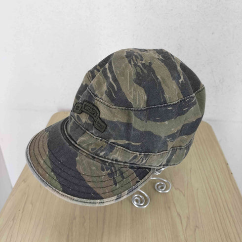 ダブルタップス WTAPS タイガーストライプ柄パトロールキャップ メンズ