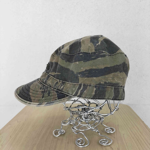 ダブルタップス WTAPS タイガーストライプ柄パトロールキャップ メンズ