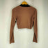 ザラ ZARA コットンニット カーディガン レディース import:M