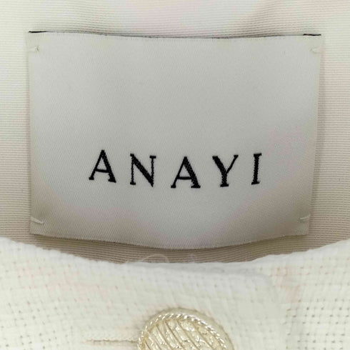 アナイ ANAYI 23SS コットンオックスパッチポケットジレ レディース JPN:38