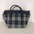 バーバリーズ BURBERRYS BLUE LABEL レザーハンドル ノバチェック 舟形 ミニトート レディース