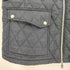 ローレンラルフローレン LAUREN RALPH LAUREN ロゴ刺繍 裏地プリント キルティング ダブルジップ 中綿ベスト レディース import:M