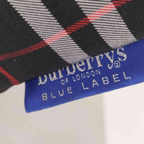 バーバリーズ BURBERRYS BLUE LABEL レザーハンドル ノバチェック 舟形 トートバッグ レディース
