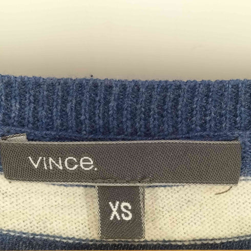 ヴィンス VINCE コットン ボーダーニット レディース import:XS