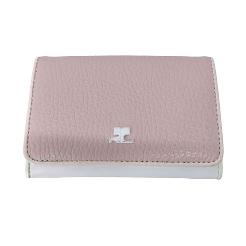 クレージュ courreges レザー 切替 パスケース 名刺入れ レディース