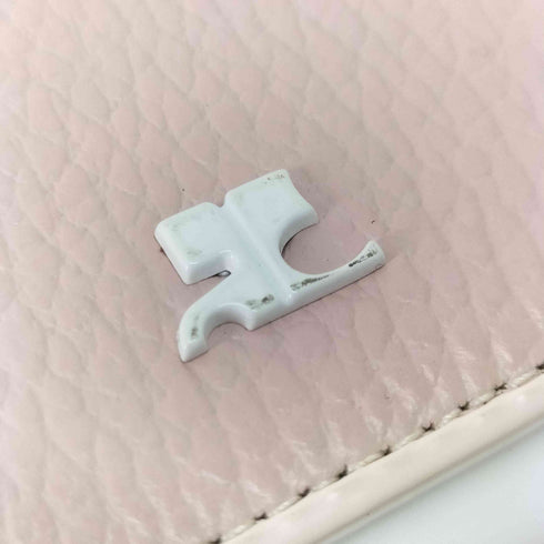 クレージュ courreges レザー 切替 パスケース 名刺入れ レディース