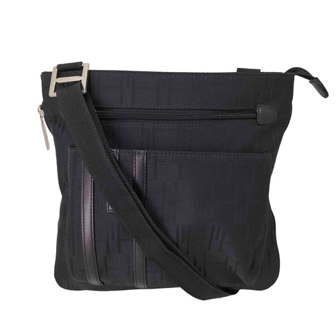 ミッソーニ MISSONI 総柄 ナイロン レザーコンビ ショルダーバッグ メンズ