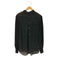 ブラックコムデギャルソン BLACK COMME des GARCONS 21SS Gathered sleeve see-through blouse ギャザースリーブ シースルー ブラウス レディース JPN:XL