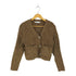 ザラ ZARA ビジューボタンカーディガン レディース M