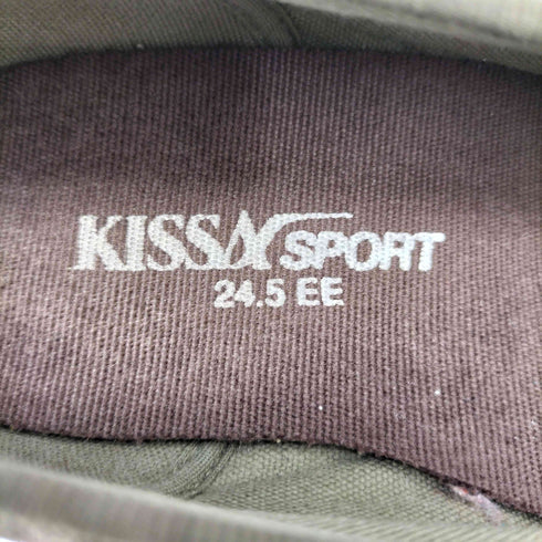 KISSA SPORT キルティング 厚底 パンプス レディース 24.5cm