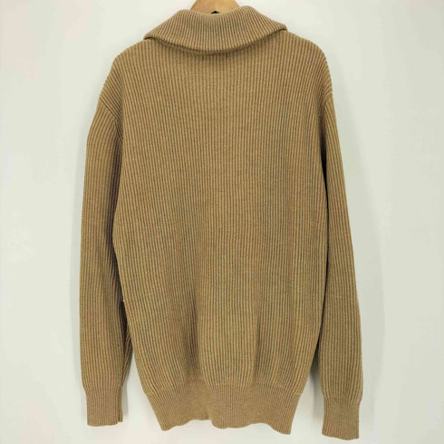 ザラ ZARA ダブルジップ リブ ドライバーズニット メンズ import:L