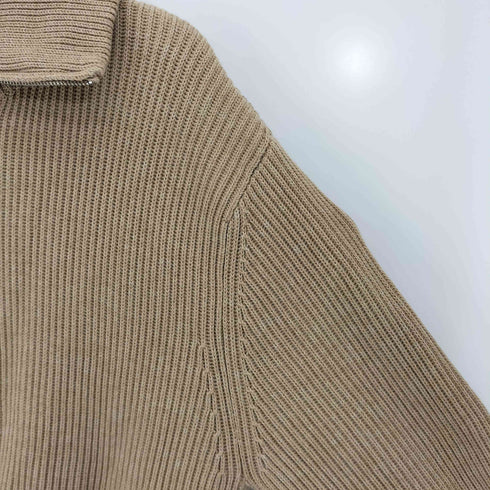 ザラ ZARA ダブルジップ リブ ドライバーズニット メンズ import:L