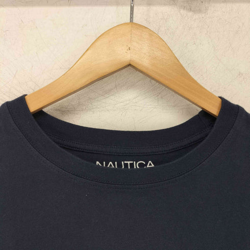 ノーティカ NAUTICA フィッシュプリント クルーネック 半袖 Tシャツ メンズ import:M
