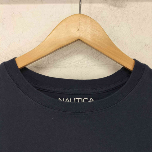 ノーティカ NAUTICA フィッシュプリント クルーネック 半袖 Tシャツ メンズ import:M