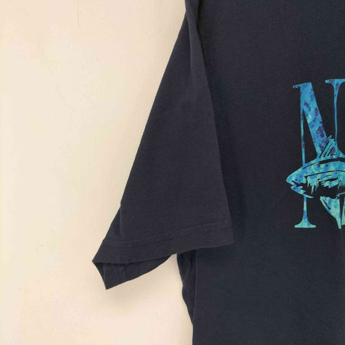 ノーティカ NAUTICA フィッシュプリント クルーネック 半袖 Tシャツ メンズ import:M