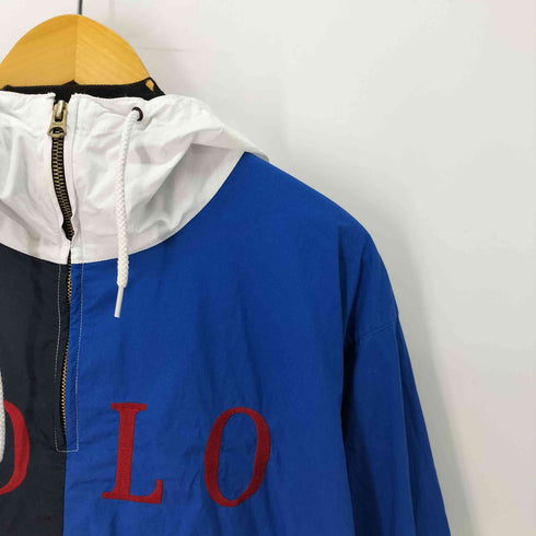 ポロラルフローレン POLO RALPH LAUREN 復刻 1992 STADIUM ハーフジップ アノラック メンズ import:S