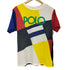 ポロラルフローレン POLO RALPH LAUREN ロゴ マルチ カラーブロック クレイジーパターン 半袖 Tシャツ メンズ 160