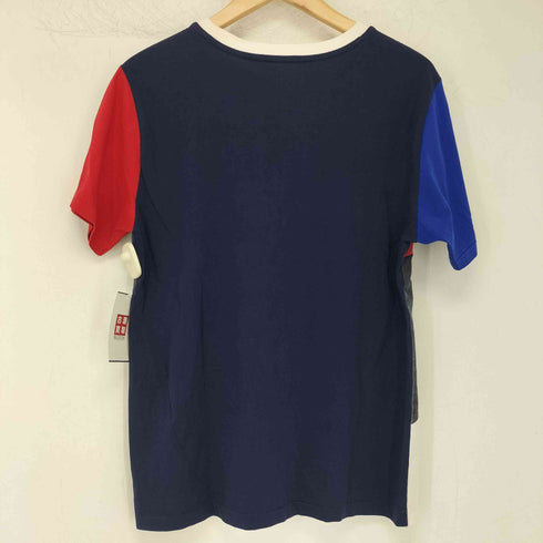 ポロラルフローレン POLO RALPH LAUREN ロゴ マルチ カラーブロック クレイジーパターン 半袖 Tシャツ メンズ 160