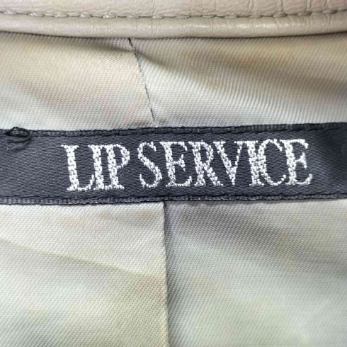 リップサービス LIP SERVICE 羊革 キルティング シングルライダース レディース