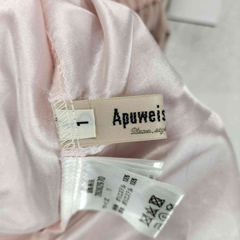 アプワイザーリッシェ Apuweiser riche ボタニカル柄 プリーツ ロングワンピース レディース JPN:1