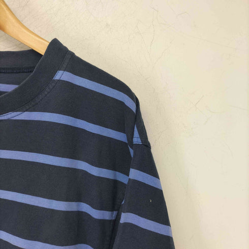 pioner arbeidstoy クルーネック 半袖 ボーダー柄 Tシャツ メンズ