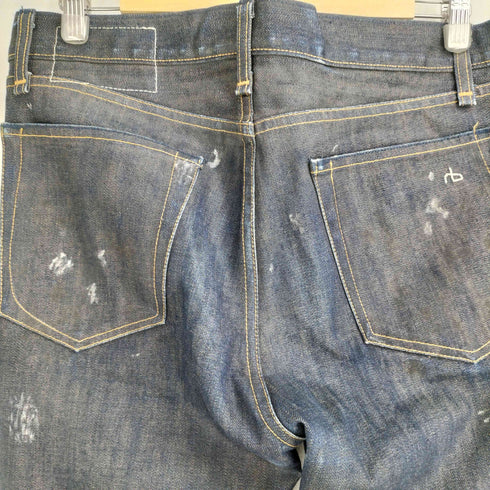ラグアンドボーン rag&bone USA製 RB15X SLIM STRAIGHT ボタンフライ デニムパンツ メンズ US:32-33
