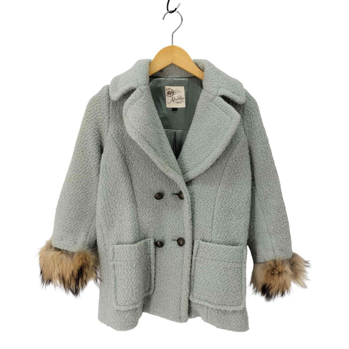 ALBA ROSA アルバローザ ピーコート 袖ラクーンファー レディース 1