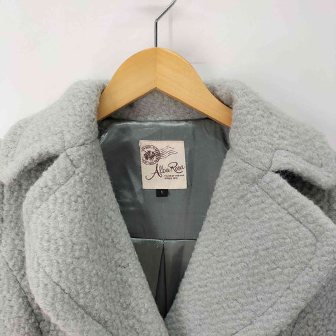 ALBA ROSA アルバローザ ピーコート 袖ラクーンファー レディース 1