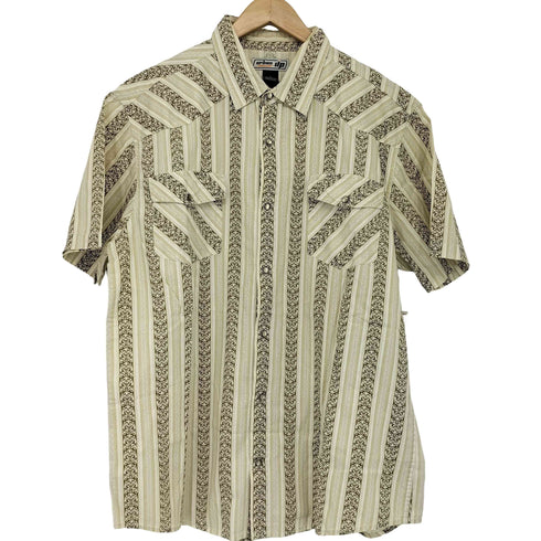 Urban PIPELINE UP 総柄 半袖 ウエスタンシャツ メンズ import:L