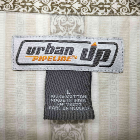 Urban PIPELINE UP 総柄 半袖 ウエスタンシャツ メンズ import:L
