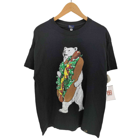 ゴースローキャラバン go slow caravan ベアプリント クルーネック Tシャツ メンズ JPN:4