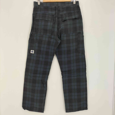 ポストオーバーオールズ POST OVERALLS チェック コットン カーゴパンツ メンズ JPN:M