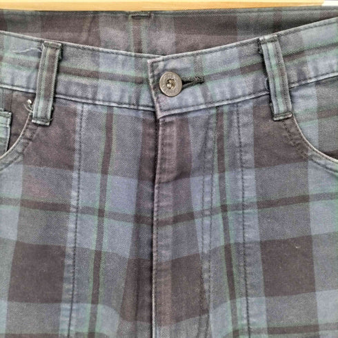 ポストオーバーオールズ POST OVERALLS チェック コットン カーゴパンツ メンズ JPN:M