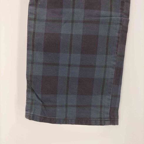 ポストオーバーオールズ POST OVERALLS チェック コットン カーゴパンツ メンズ JPN:M