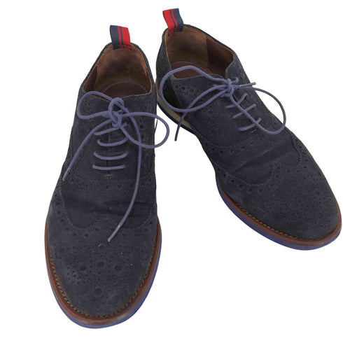 ボスヒューゴボス BOSS HUGO BOSS Oxford Suede Shoes オックスフォードスウェードウィングチップレザーシューズ メンズ JPN:42