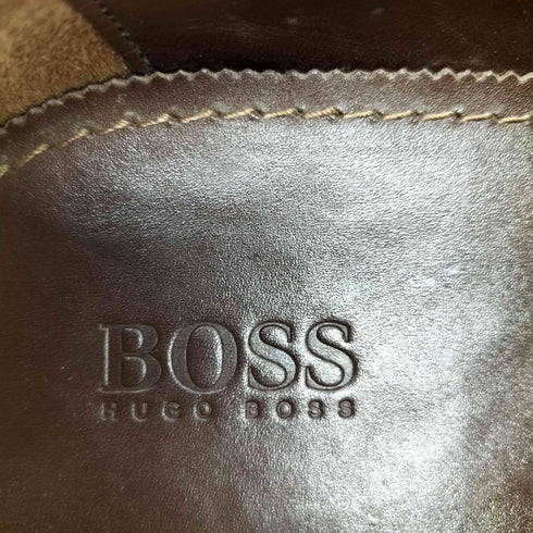 ボスヒューゴボス BOSS HUGO BOSS Oxford Suede Shoes オックスフォードスウェードウィングチップレザーシューズ メンズ JPN:42