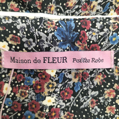 メゾンドフルール Maison de FLEUR 花柄 セーラーワンピース レディース JPN:M