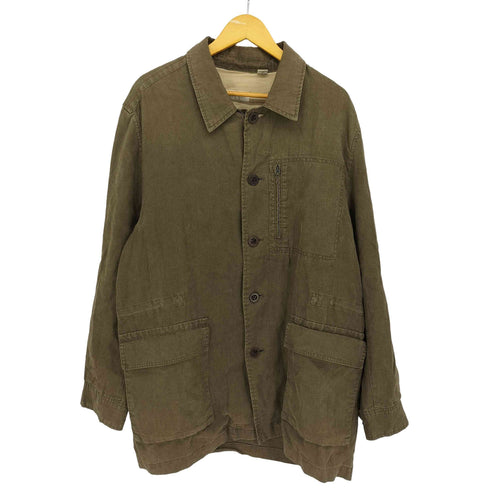 バーニーズニューヨーク BARNEYS NEWYORK リネン100 カバーオール メンズ import:L