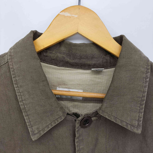 バーニーズニューヨーク BARNEYS NEWYORK リネン100 カバーオール メンズ import:L