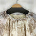 MAISON MARBLE 総柄 シアーフリルワンピース レディース