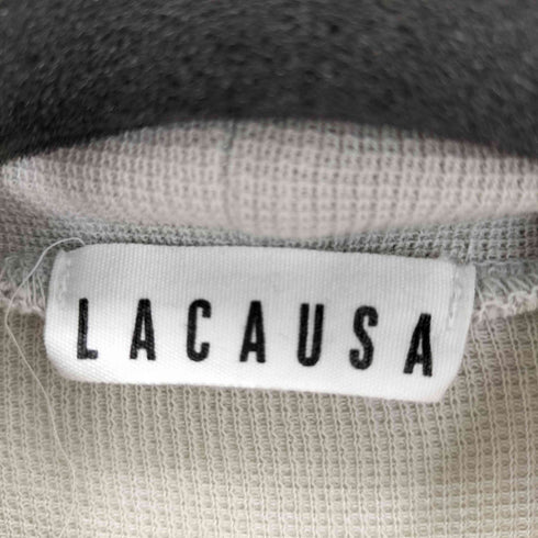 LACAUSA スーピマコットン モックネックカットソー レディース import:S