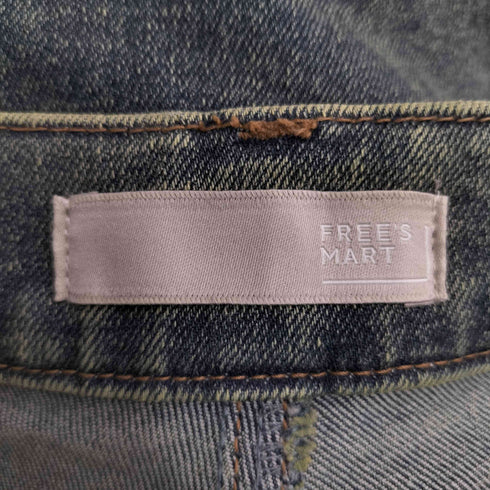 フリーズマート FREES MART 内スリットベルボトムデニムパンツ レディース JPN:M