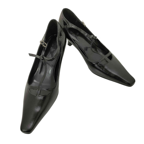OF ALL FORM OAF 25AW HANDSOME STRAP HEEL BLACK ハンドサム ストラップ ヒール メリージェーン パンプス レディース JPN:22.5