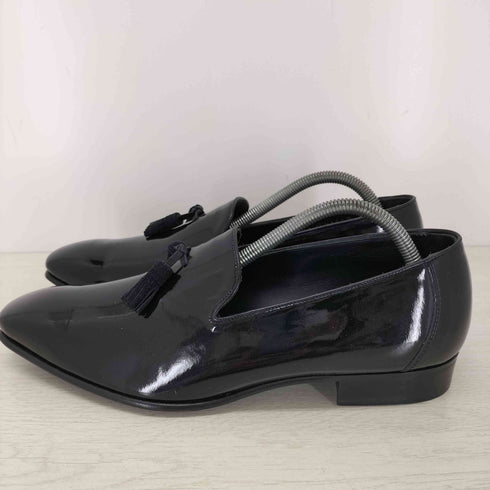 ランバン LANVIN エナメルタッセルローファー メンズ 41 1/2