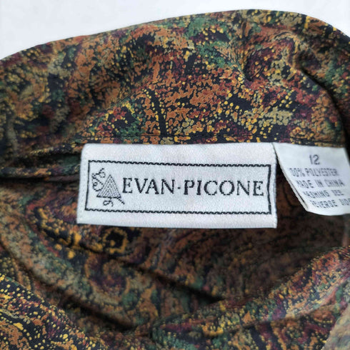 evan picone ネクタイデザインL/S シャツ レディース 12