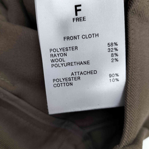 OF ALL FORM OAF 25AW TRENCH WRAP SKIRT トレンチ ラップ スカート レディース FREE