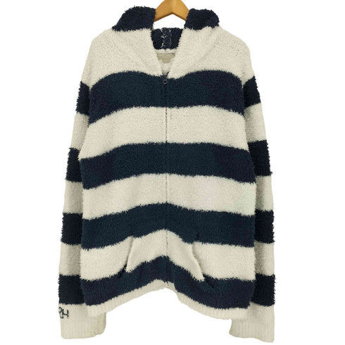 ロンハーマン Ron Herman Border Zip Hoodie ボーダージップフーディー メンズ import:L