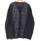 コムデギャルソンオム COMME des GARCONS HOMME 2024AW WOOL PILE × NYLON RIP CROSS QUILT JK ウールパイルミルド加工 キルトジャケット メンズ import:L