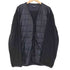 コムデギャルソンオム COMME des GARCONS HOMME 2024AW WOOL PILE × NYLON RIP CROSS QUILT JK ウールパイルミルド加工 キルトジャケット メンズ import:L